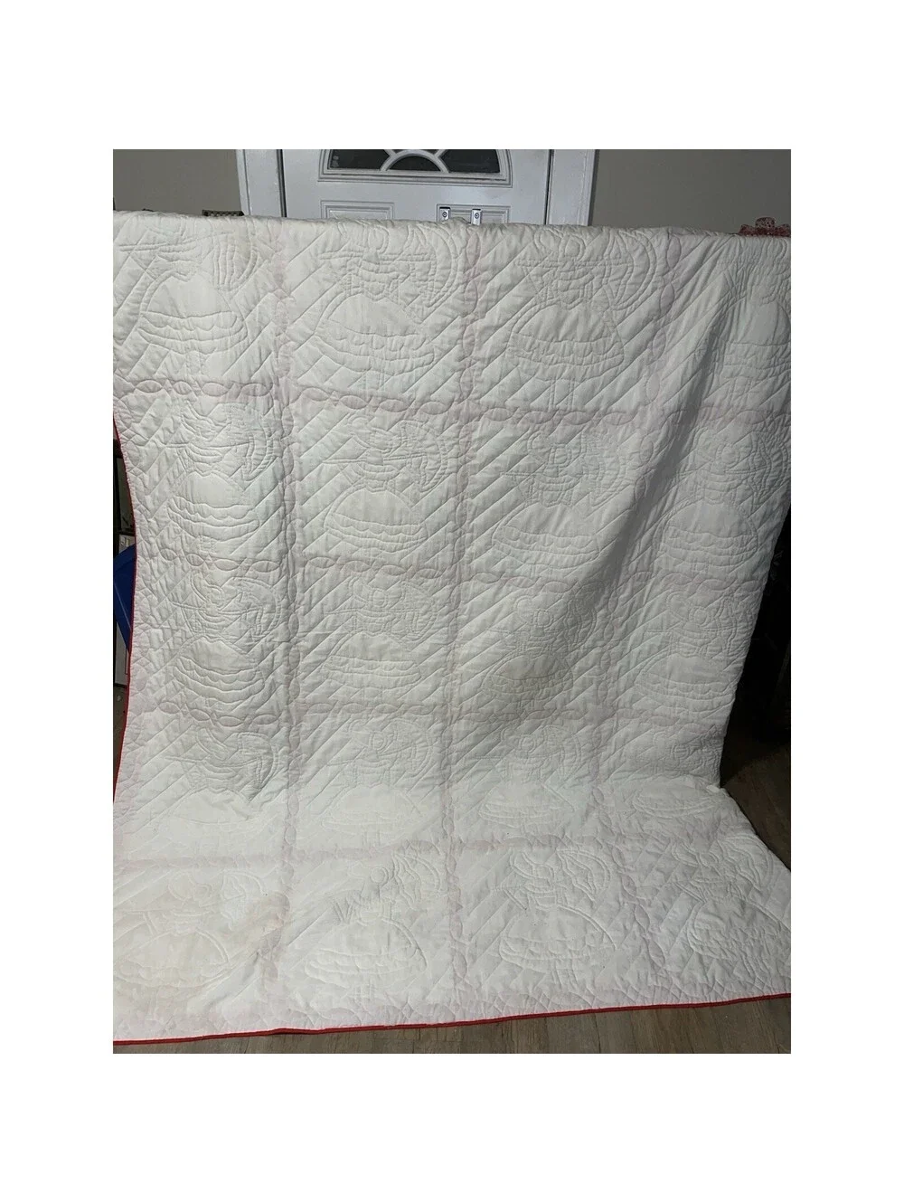 Southern Belle / Sunbonnet Sue Quilt Hand Quilted 76”x 99” Full / Queen Amazing